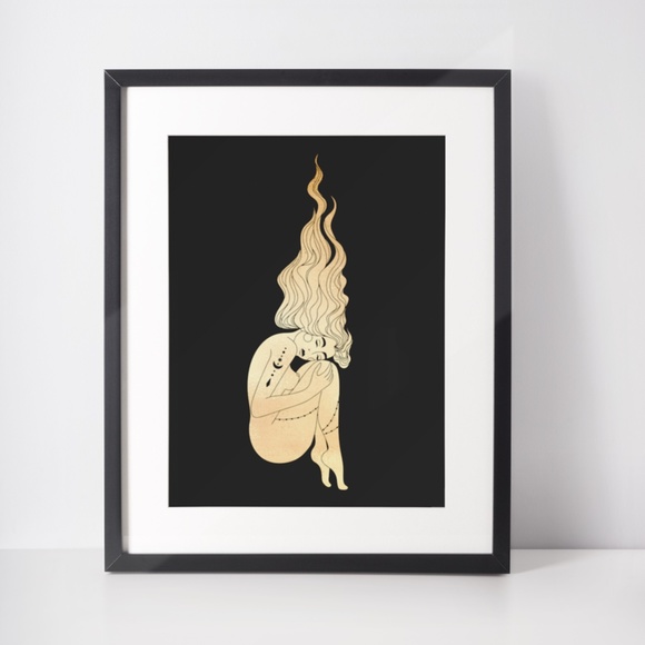 Virgo Wall Art Celestial Zodiac Print Poster Unframed - Picture 5 of 5